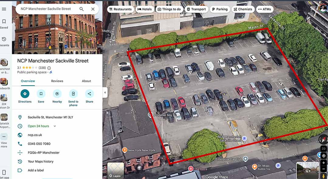 NCP Sackville Street (M1 3LY)