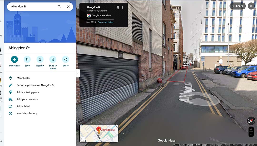 Behind Abingdon Street (Clayton Hotel)