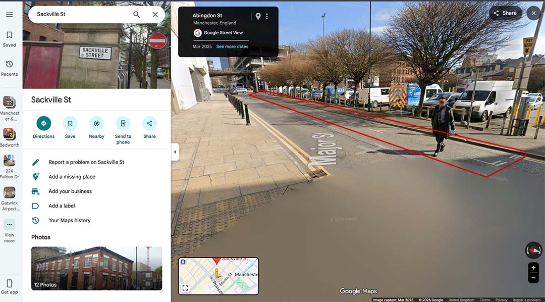 Beside Clayton Hotel (Sackville Street)